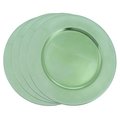 Saro Lifestyle SARO CH001.PS13R 13 in. Round Classic Design Charger Plate - Pistachio  Set of 4 CH001.PS13R